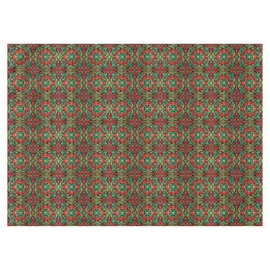 Nappe Décorative Rouge Vert (Devant (Horizontal))