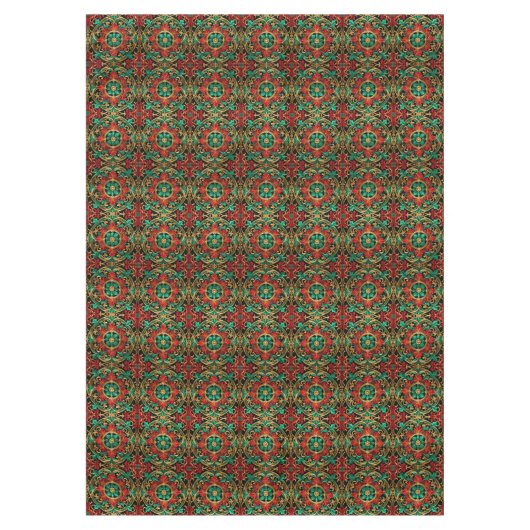 Nappe Décorative Rouge Vert (Devant)