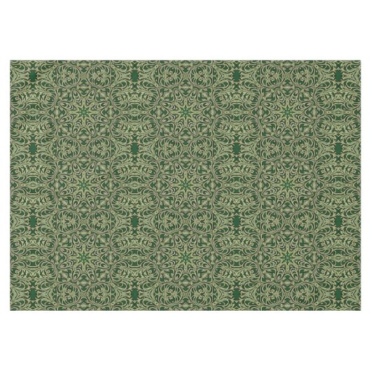 Nappe Décorative Vert Or (Devant (Horizontal))