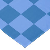 Nappe Découvrez l'attrait du motif damier bleu (Angle)