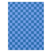 Nappe Découvrez l'attrait du motif damier bleu (Devant)