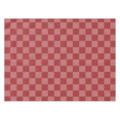 Nappe Découvrez le charme du damier rose et rouge (Devant (Horizontal))