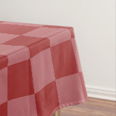 Nappe Découvrez le charme du damier rose et rouge (In Situ)