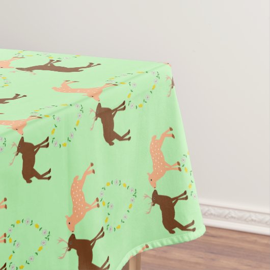 Nappe Deer Couple et Daisy Heart (In Situ)