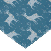 Nappe Deer d'art populaire en vacances bleues (Angle)