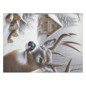 Nappe Deer d'hiver/Buck art (Devant (Horizontal))
