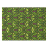 Nappe Dendroctones et fougères, feuilles verts (Devant (Horizontal))