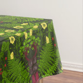 Nappe Dendroctones et fougères, feuilles verts (In Situ)