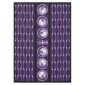 Nappe d'enfant pourpre lune (Devant)