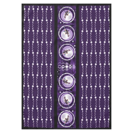 Nappe d'enfant pourpre lune (Devant)