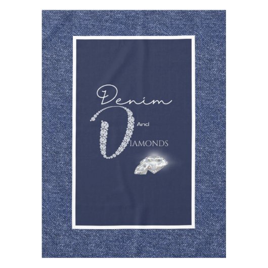 Nappe Denim & diamants (Devant)