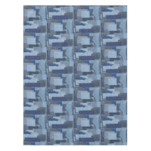 Denim Shibori de patchwork de blue-jean de Boro