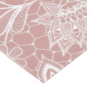 Nappe Dentelle blanche élégante florale et conception de (Angle)