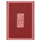 Nappe Dentelle de rennes de Noël 60" x 84" (Devant)