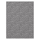 Nappe Dentelle nette noire avec le motif de léopard sur (Devant)