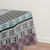 Nappe Dentelle patchwork noir et blanc (In Situ)