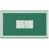Nappe Dentelle verte de rennes de Noël 60" x 104" (Devant (Horizontal))