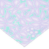 Nappe Dentelles de fleurs violettes florales inaltérable (Angle)