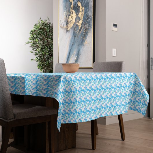 Nappe Dentelles Motifs de Diamant grec