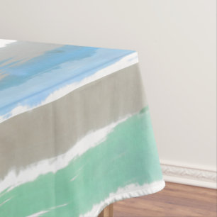 Nappe Dérive Bois Gris Aquarelle 152 cm x 213 cm