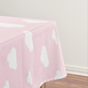 Nappe Des nuages de dessins animés blancs sur un Motif