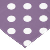 Nappe Des Pois blancs sur un prune parfait (Angle)