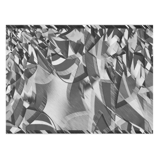 Nappe Des rayures grises sur une image noire et percée (Devant (Horizontal))