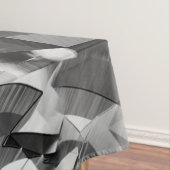 Nappe Des rayures grises sur une image noire et percée (In Situ)