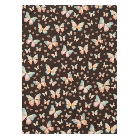 Nappe Des rêves bohèmes de papillons et de fleurs sur. (Devant)