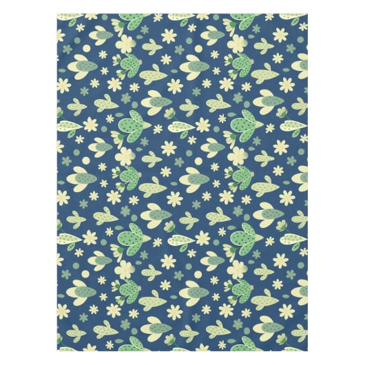 Nappe Desert Cactus & Succulent Pattern (Devant)