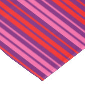 Nappe Design à rayures verticales rose violet rouge   (Angle)
