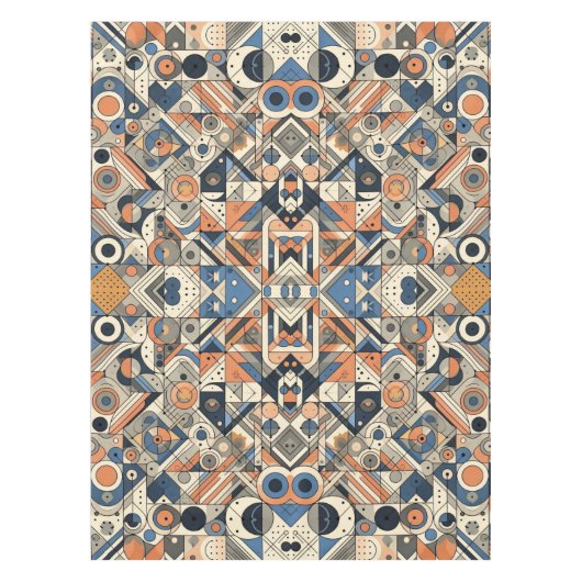 Nappe Design Art Déco coloré (Devant)