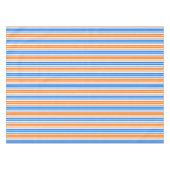 Nappe Design bandes verticales orange bleu blanc   (Devant (Horizontal))