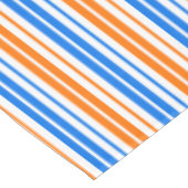 Nappe Design bandes verticales orange bleu blanc   (Angle)