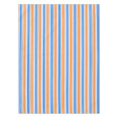 Nappe Design bandes verticales orange bleu blanc   (Devant)