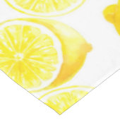 Nappe Design citrons aquarelle (Angle)
