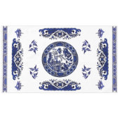 Nappe Design classique de la Chine sauvage bleue (Devant (Horizontal))