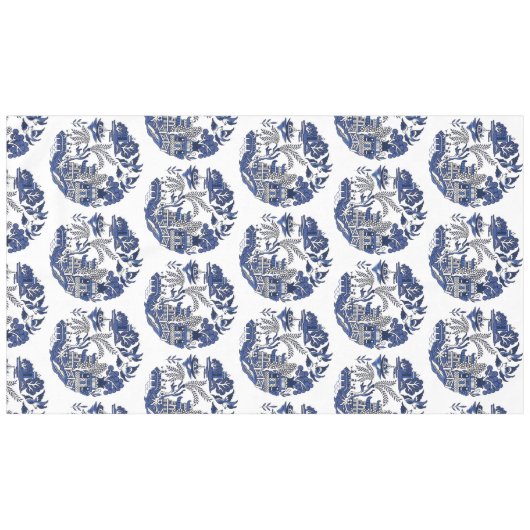 Nappe Design classique de saule bleu (Devant (Horizontal))