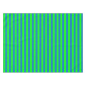 Nappe Design de bandes bleues et vertes (Devant (Horizontal))
