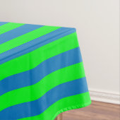 Nappe Design de bandes bleues et vertes (In Situ)
