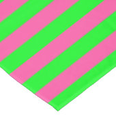 Nappe Design de bandes rose et verte (Angle)