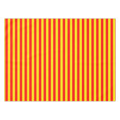 Nappe Design de bandes rouge et jaune (Devant (Horizontal))
