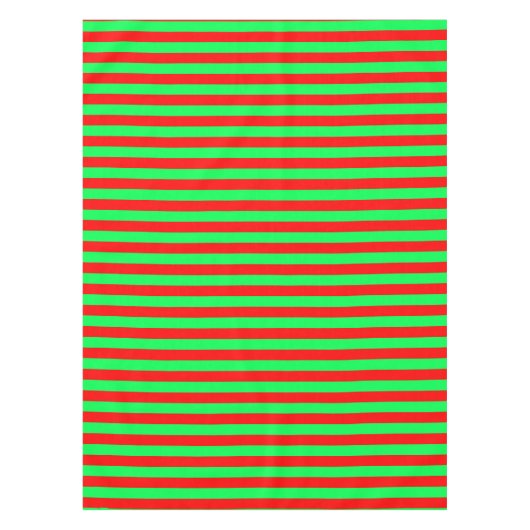 Nappe Design de bandes rouge et verte (Devant)