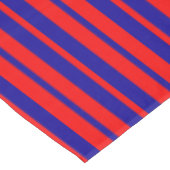 Nappe Design de bandes rouges et bleues (Angle)
