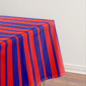 Nappe Design de bandes rouges et bleues (In Situ)