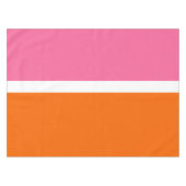 Nappe Design de bloc de couleur rose blanc orange clair (Devant (Horizontal))