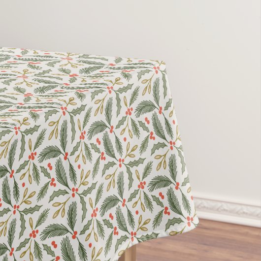 Nappe Design de Christmas Greens, Holly et Pine (In Situ)