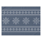 Nappe Design de l'artisanat de Noël du flocon bleu (Devant (Horizontal))