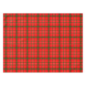 Nappe Design de Motif de Noël Tartan rouge (Devant (Horizontal))