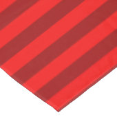 Nappe Design des rayures rouge et marron (Angle)